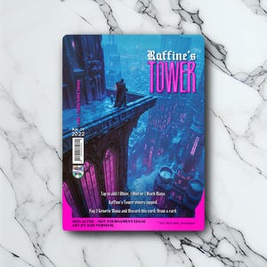 Raffine's Tower - Triome Lands / Vintage - Full Art Holographique - pour les collectionneurs et les joueurs MTG - Cartes Magic Altérées
