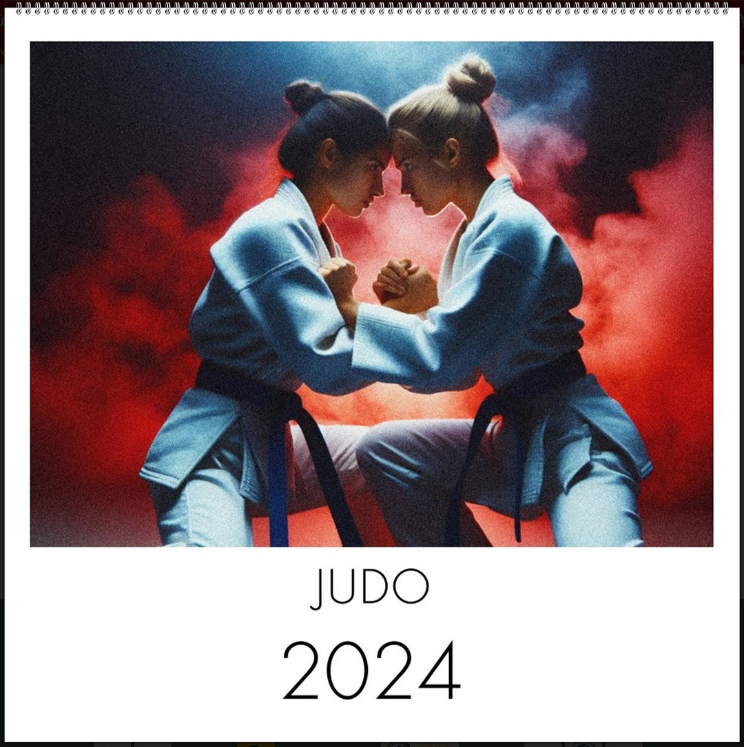 Judo Calendar 2024 Etsy