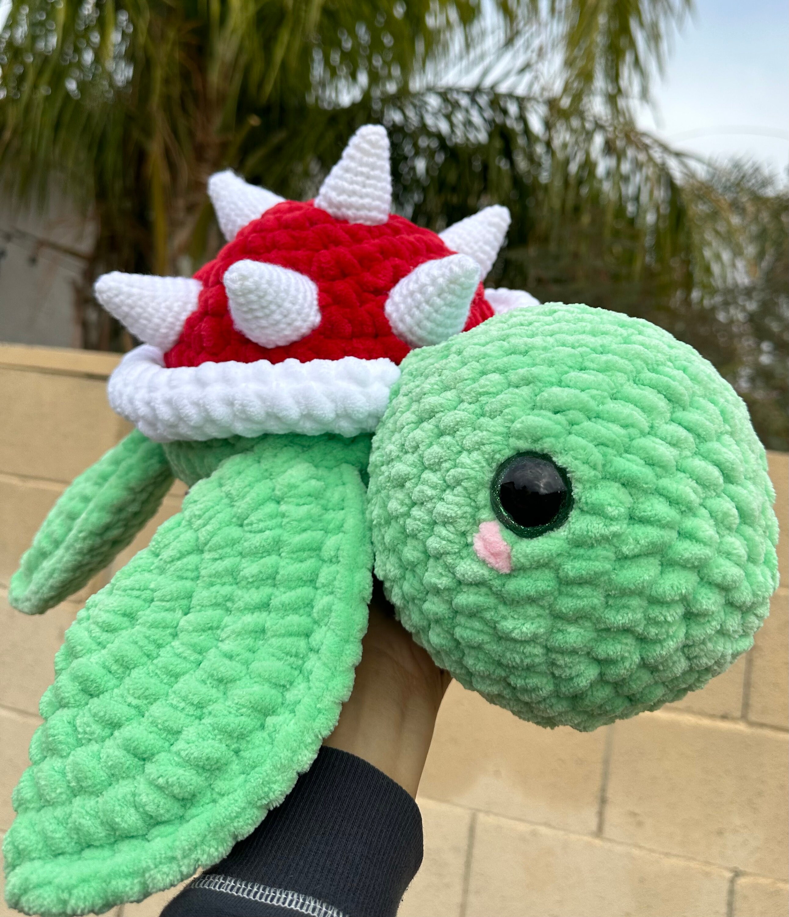 Crochet Spiny Shell Sea Turtle - Etsy