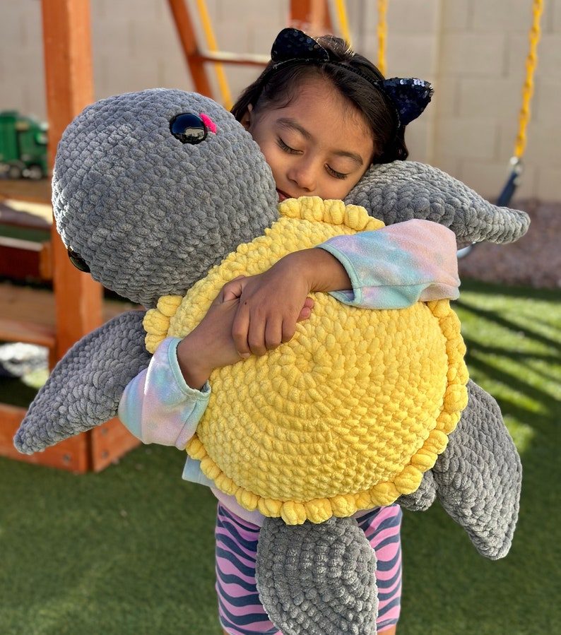 Jumbo Crochet Sea Turtle Etsy