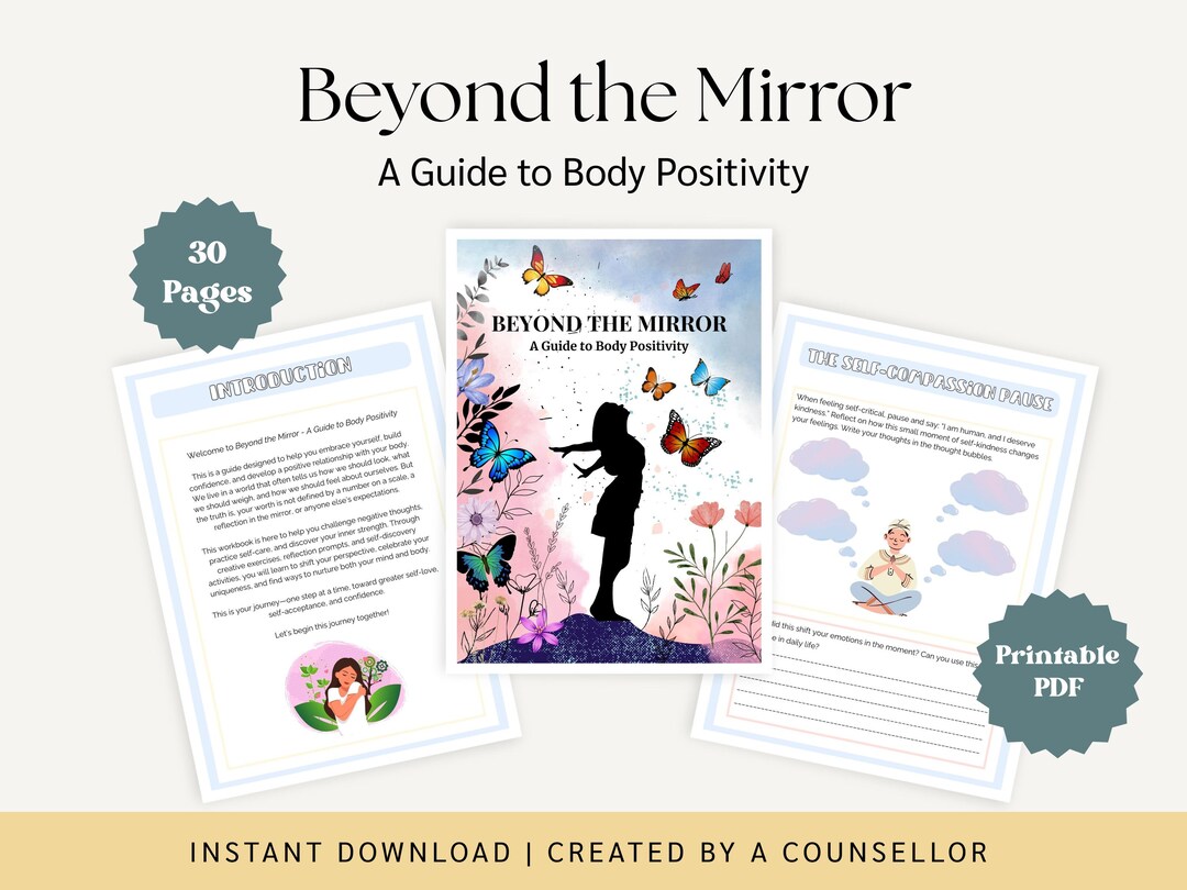 Body Positivity Workbook for Teens | 30 Pages PDF | Self Esteem ...