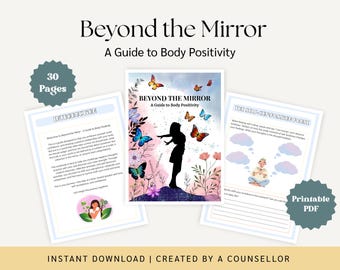 Body Positivity Workbook for Teens | 30 Pages PDF | Self Esteem & Confidence Activities | Teen Mental Health Guide | Digital Journal