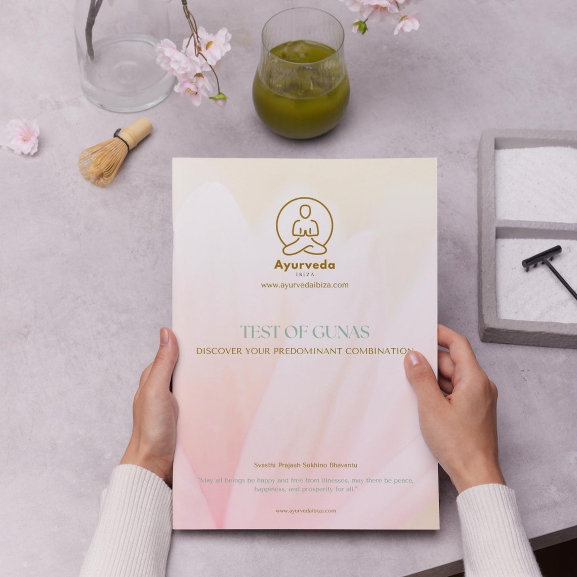 Ayurveda Gunas Test Printable Workbook With Ayurvedic Knowlege