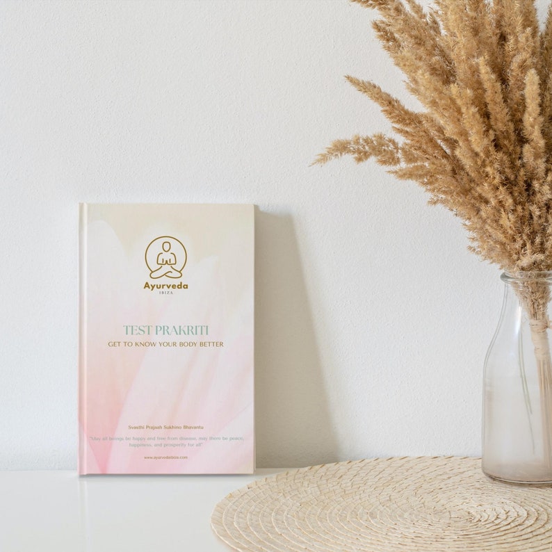 Ayurveda Dosha Test and Ebook Printable Workbook With Ayurvedic