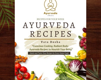 Ayurveda Detox Ebook | 21-Day Healthy Recipe Guide | Ayurvedic Cleanse Meal Plan | Dosha Diet PDF