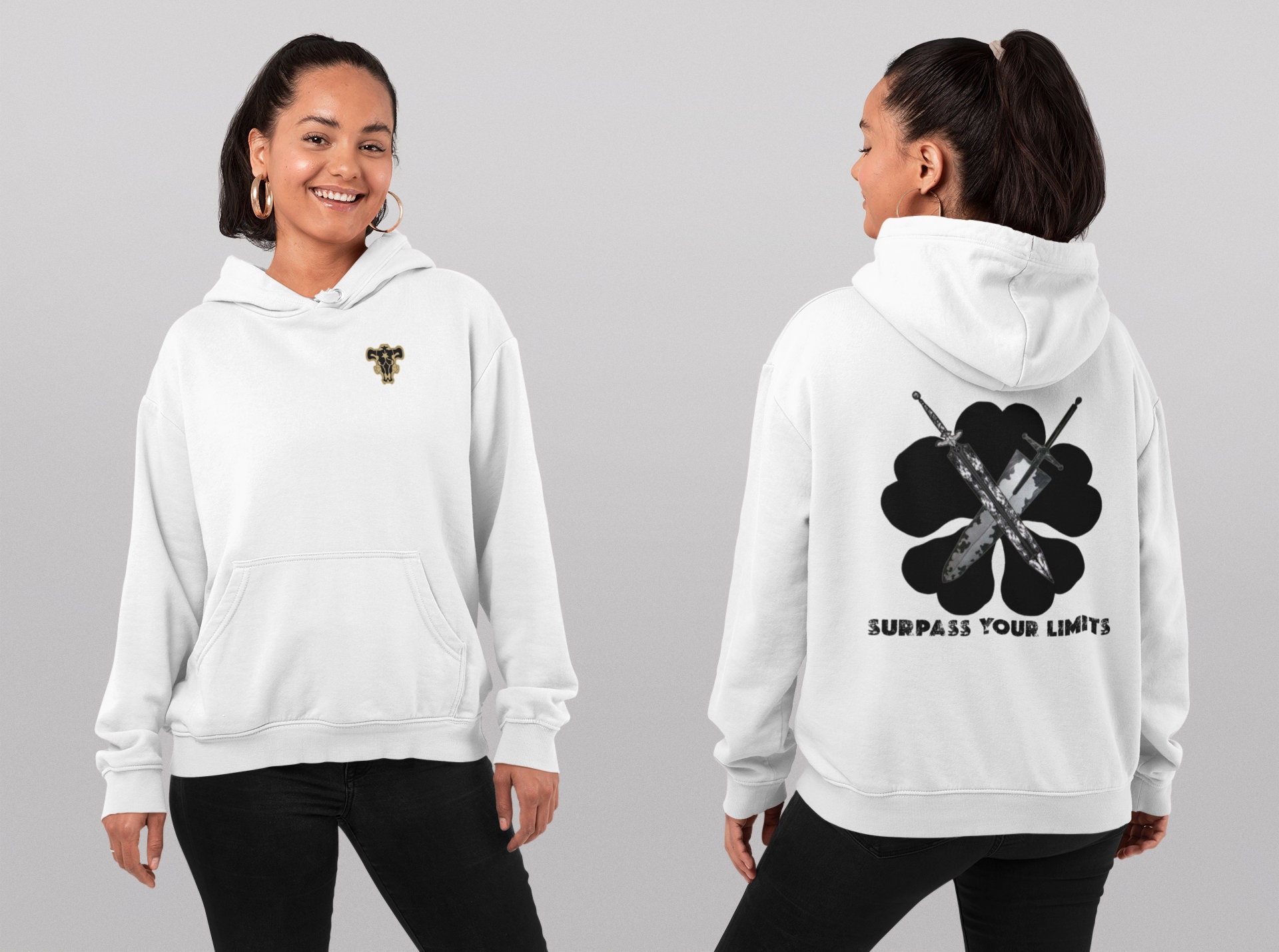 Black clover black bulls hoodie deals