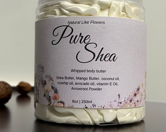 Pure Shea opgeklopte bodyboter