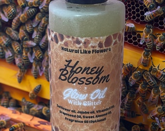 Honey Blossom Glow Oil With Glitter