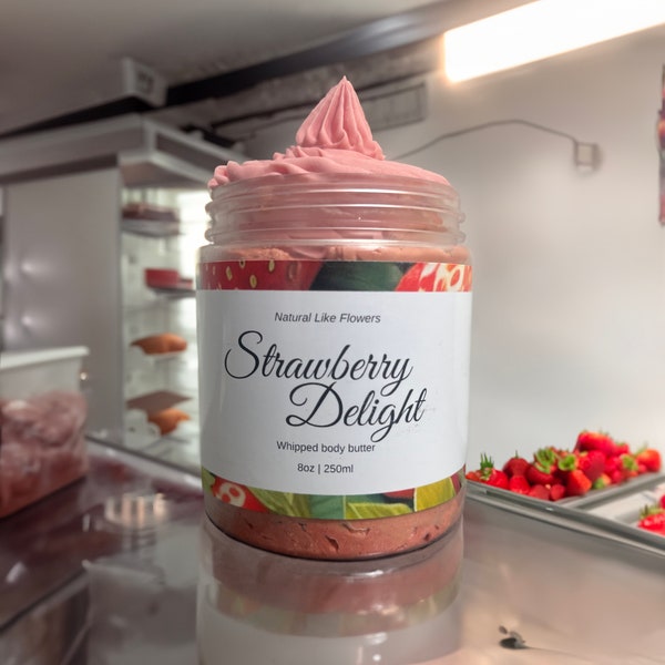Strawberry Delight Schlagsahne-Körperbutter