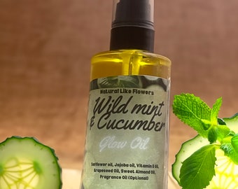 Olio illuminante alla menta selvatica e cetriolo