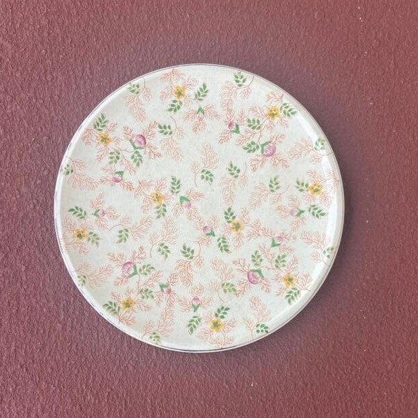 Mikori Ware Hand Painted Platter or Cake Plate - 12"