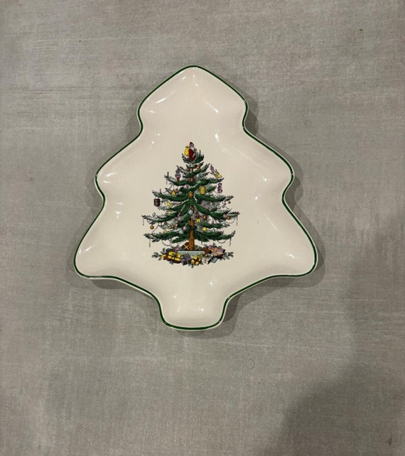 Vintage Spode Christmas Tree Shaped S3324-A7 1938 - Etsy