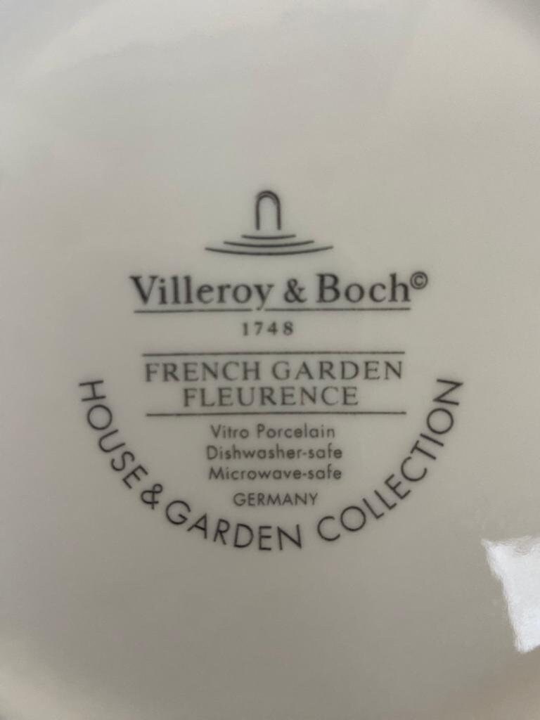 Vintage Villeroy & Boch French Garden Fleurence handled cake plate crafted In Germany - België