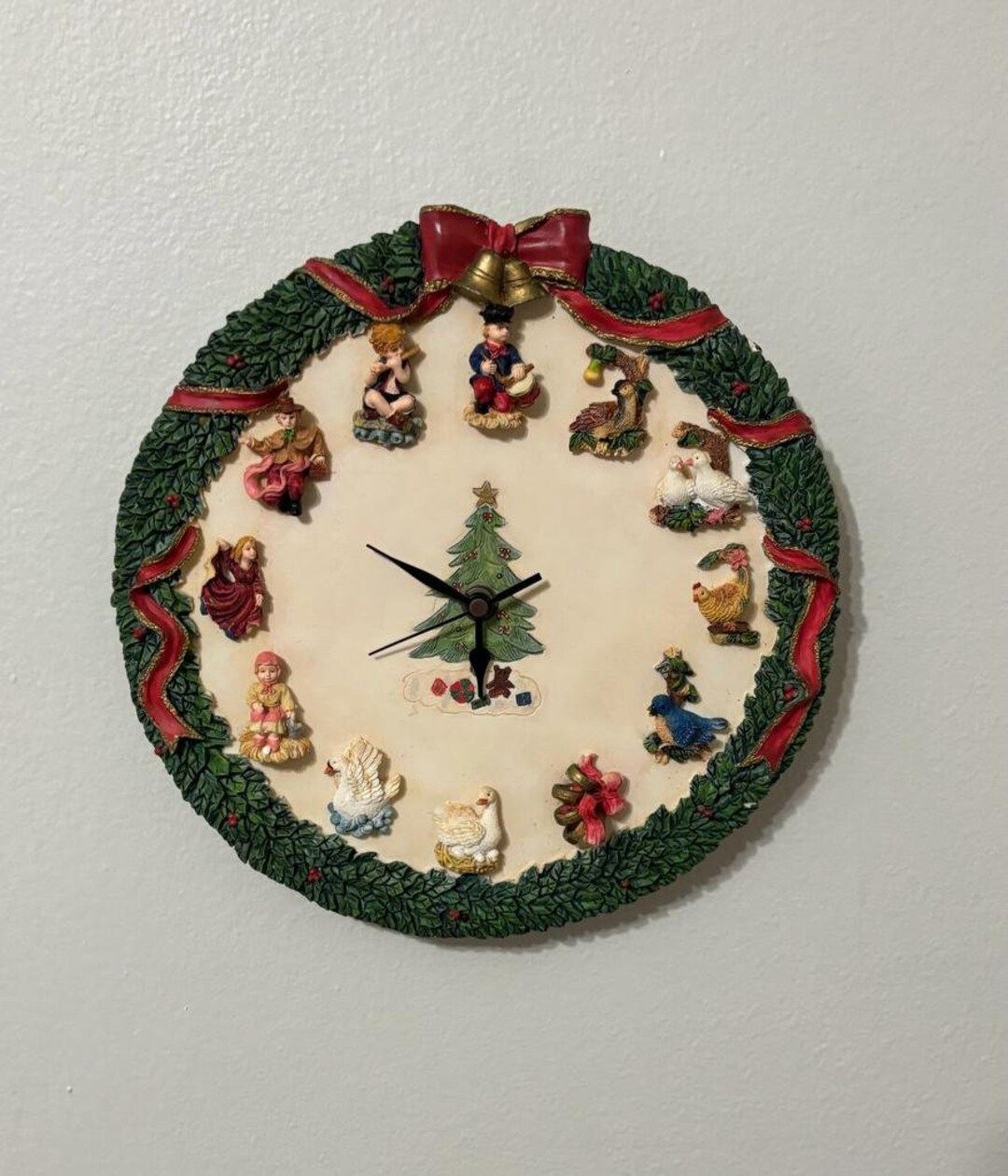 12 Days of Musical Nativity Wall Clock Christmas 3D Etsy