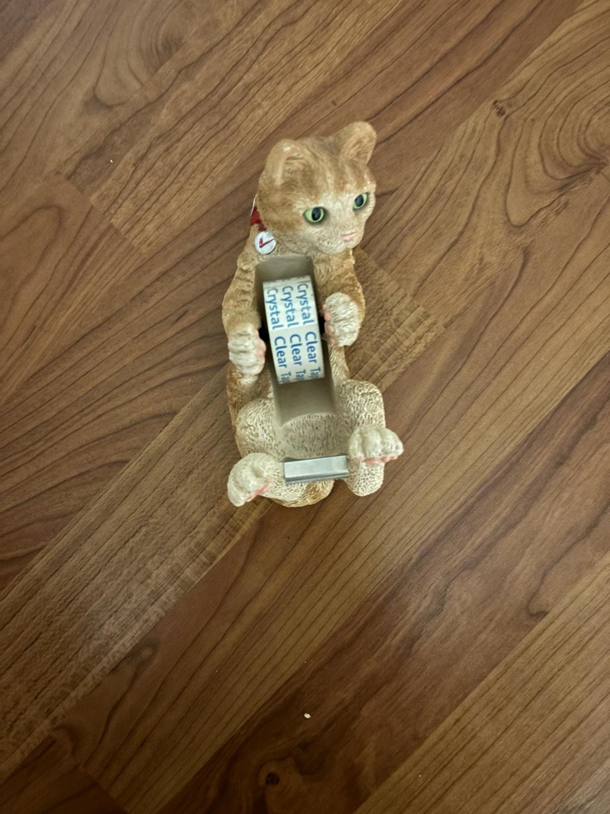 Vintage House Pets Lid.ed Archie Cat Tape Holder Cat Tape Dispenser Etsy