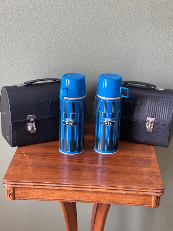 vintage black thermos Gem