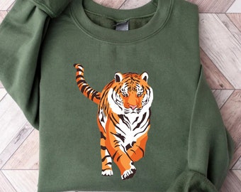 Tigers Sweatshirt,Tiger Shirt,Retro School Spirit Shirts,Tigers Football,Football Mom Shirt,Go Tigers,Vintage School Tee,Tiger Mascot Tee