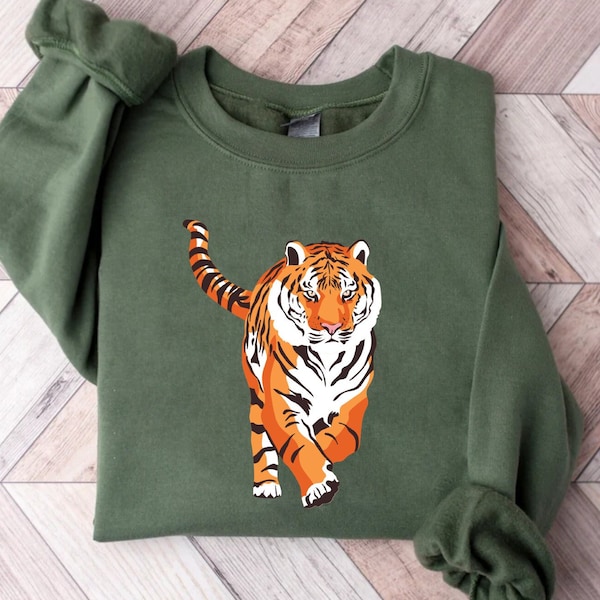 Tigers Sweatshirt,Tiger Shirt,Retro School Spirit Shirts,Tigers Football,Football Mom Shirt,Go Tigers,Vintage School Tee,Tiger Mascot Tee