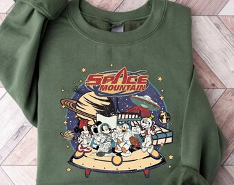 Space Mountain Shirt, Magic Kingdom Shirt, Mickey And Friends Space Shirt, Disney Shirt, Vintage Disney Shirt, Vintage Space Mountain Shirt