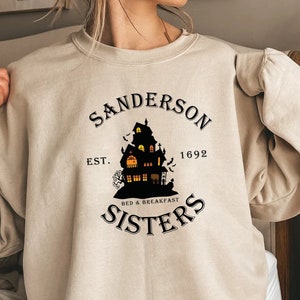 Vintage Sanderson Bed And Breakfast Sweatshirt,Sanderson Sisters Shirt,Sanderson Est 1693 Sweatshirt,Funny Halloween Gift,Halloween Gift