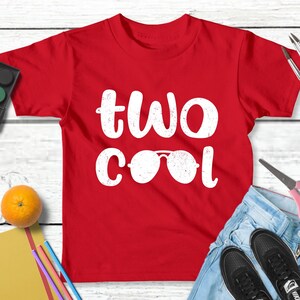 2nd Birthday Tee,RetroTwo Cool Toddler Shirt,2nd Birthday Toddler Shirt,Second Birthday Gift,Custom Kids Tee