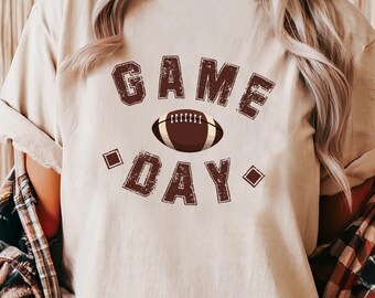 Game Day Football T-Shirt, Game Day Shirt, Football Season Shirt, Football Mom Tee, Game Day Football