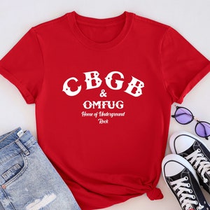 CBGB Logo Adult T-Shirt,Vintage Punk Shirt,CBGB Shirt,Heavy Metal T-shirt,80&#39;s T-Shirt,Band Merch,Band T-shirt