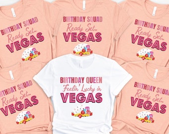Birthday Squad Vegas Shirt,Birthday Squad Shirts,Vegas Shirt,Birthday Matching Shirts,Birthday Crew Shirts,Birthday Party Shirt