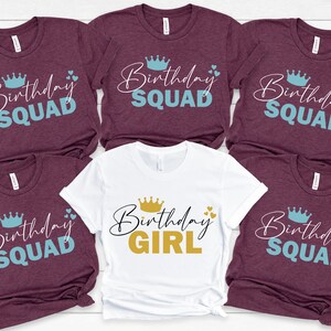 Birthday Girl Shirt,Birthday Squad Shirts,Birthday Matching Shirts,Birthday Crew Shirts,Birthday Party Shirts,Birthday Shirt