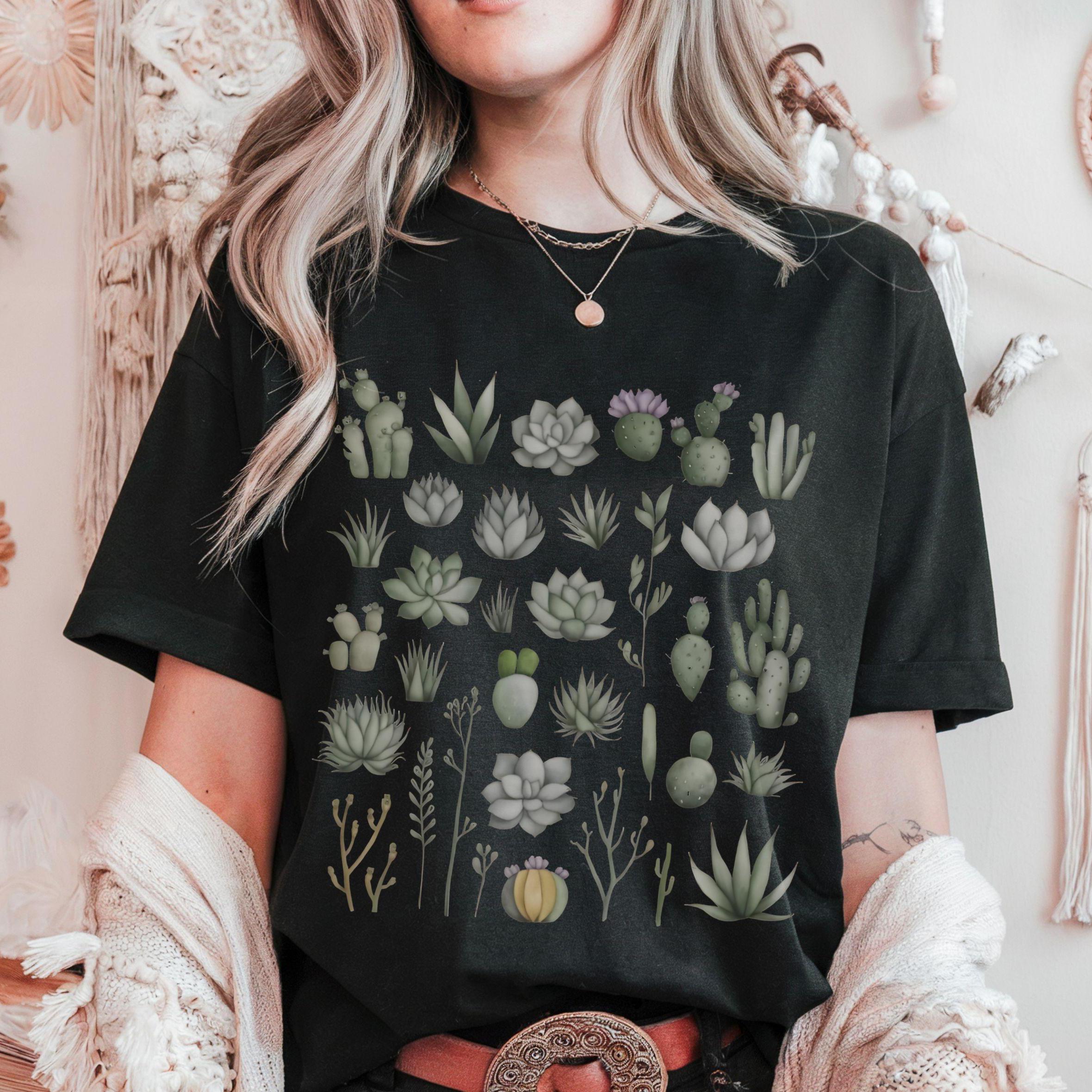 Frauen kaktus shirt - Etsy.de