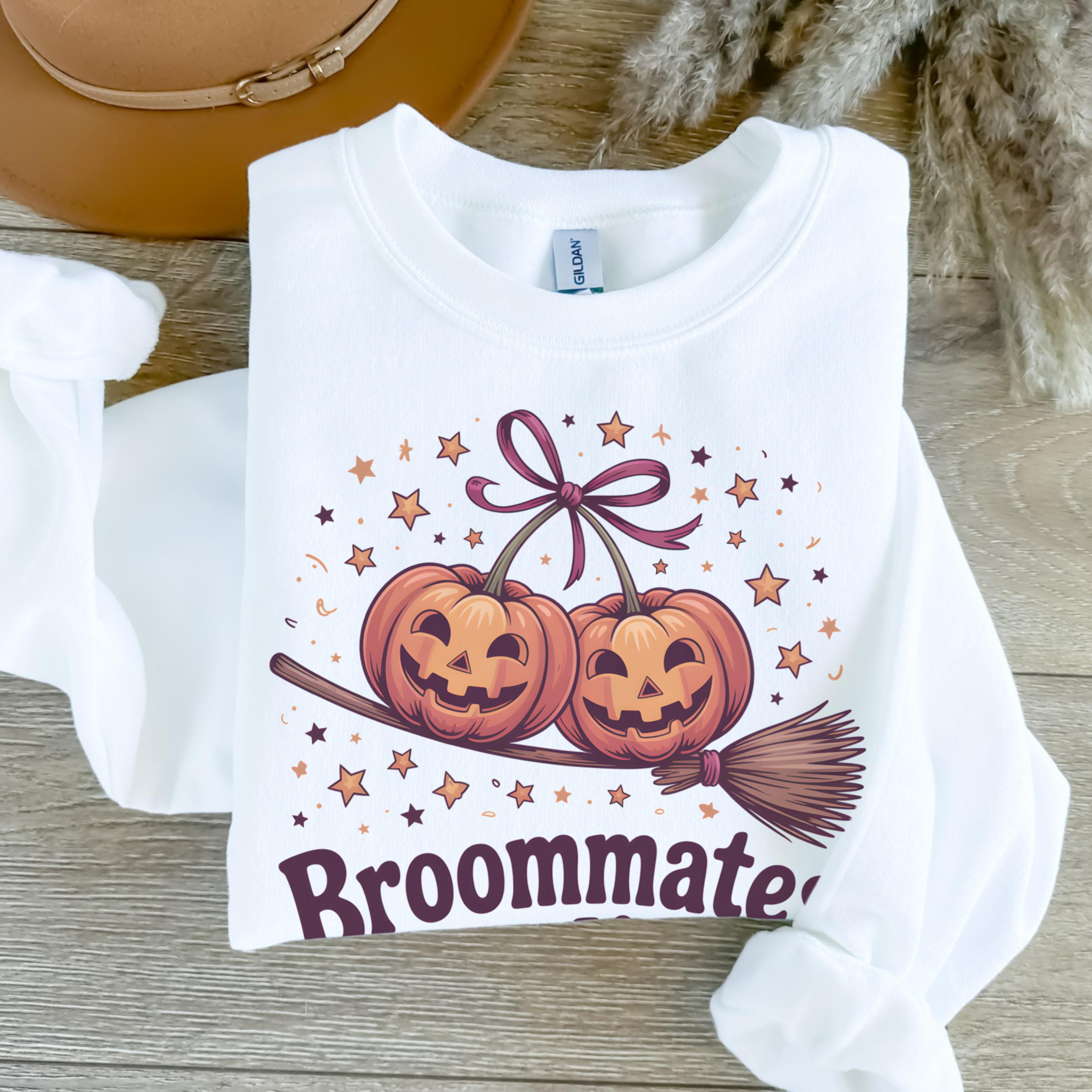 ADHOWBEW Felpa Donna Halloween 2025 Oversize - Girocollo Fantasma Grafica - Manica Lunga Autunnale