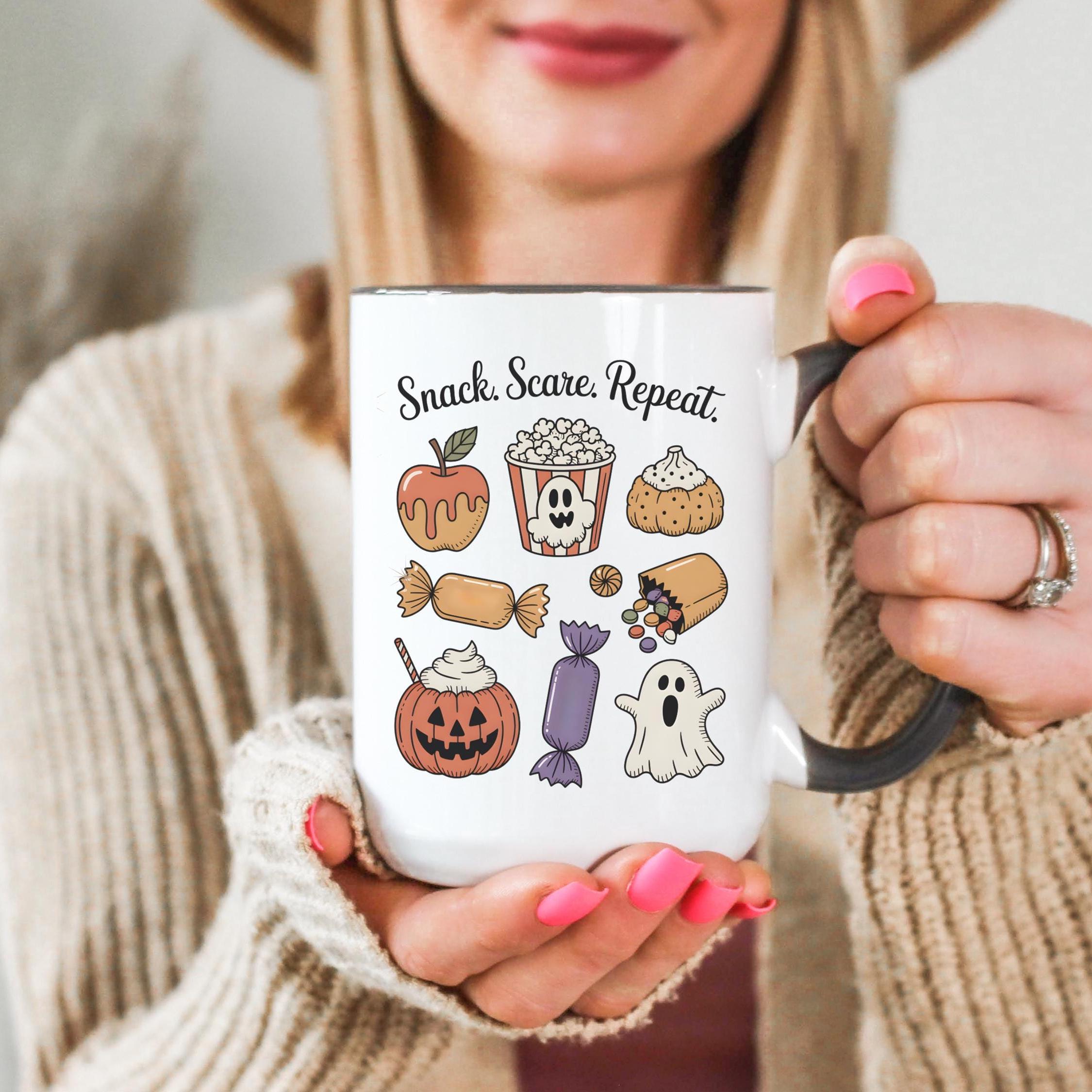 Mug Halloween Fantôme Et Citrouille - Trick Or Treat - Occasion Bon état - Sans Marque