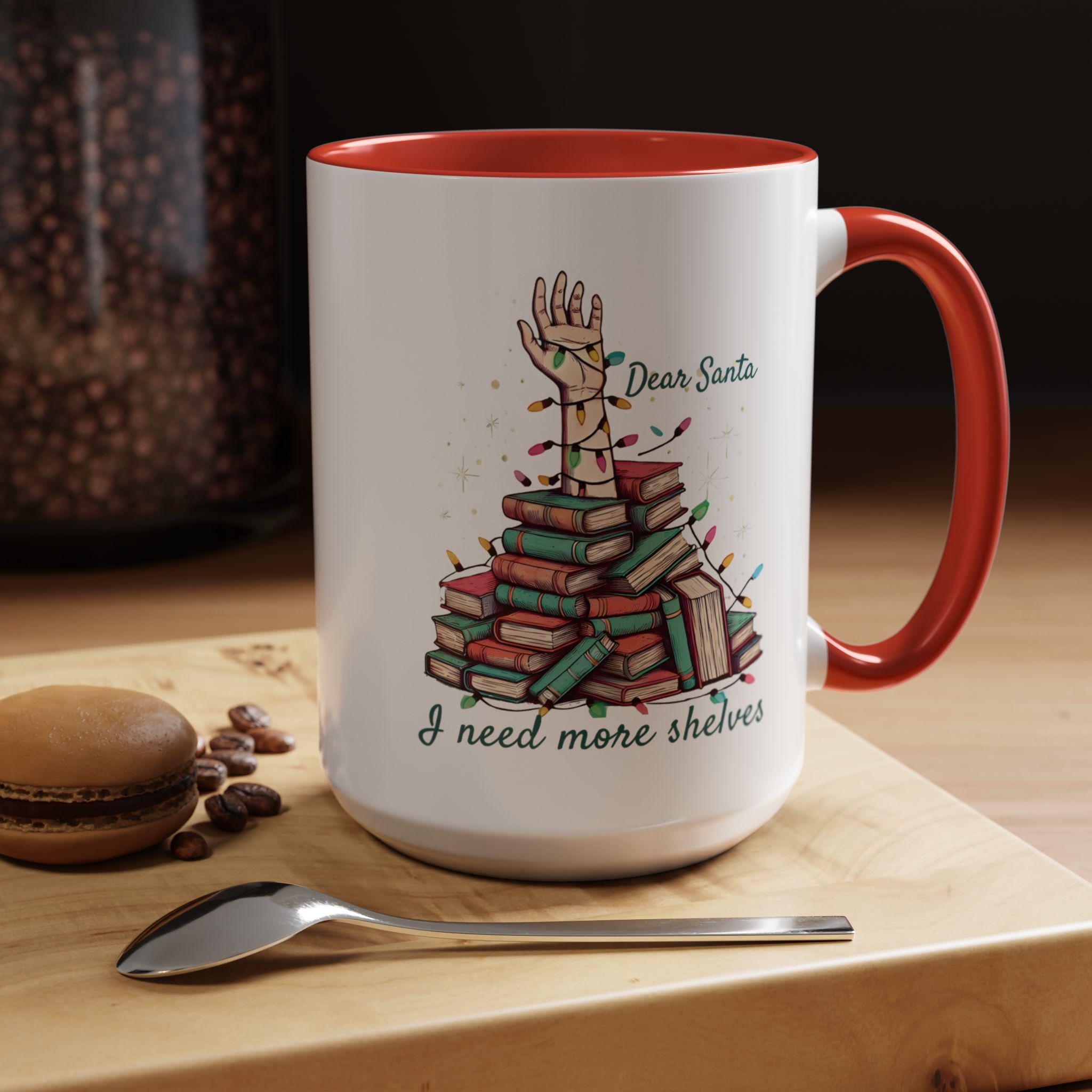 Funny 'Smells Like Reading All Day' Coffee Mug - Introvert & Book Lover Gift, Microwave & Dishwasher Safe, 11 Oz - View #2
