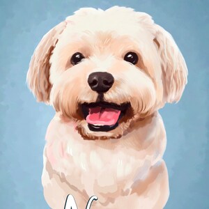 Custom Digital Pet Portrait