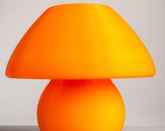 Pilz-Lampe Orange (incl. Fassung & Leuchtmittel)