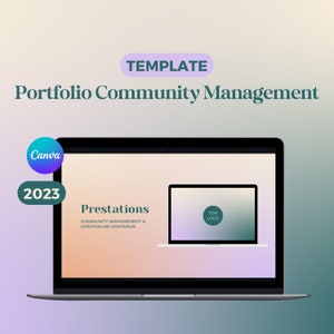 Portfolio Discovery meeting - Template CANVA 2023