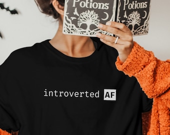 Introvert shirt Introvert shirt voor introverte thuisblijvers Shirt nu trending Grappig grafisch shirt introvert cadeau grote maten