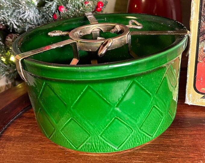 Vintage Christmas Tree Stand West Germany Adendorfer Christbaum Stander