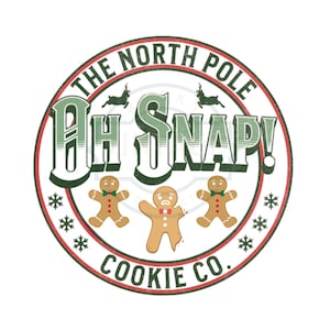 OH SNAP Gingerbread SVG Retro Gingerbread svg Gingerbread Man svg Gingerbread png Funny Christmas svg Funny Broken Gingerbread Girl png