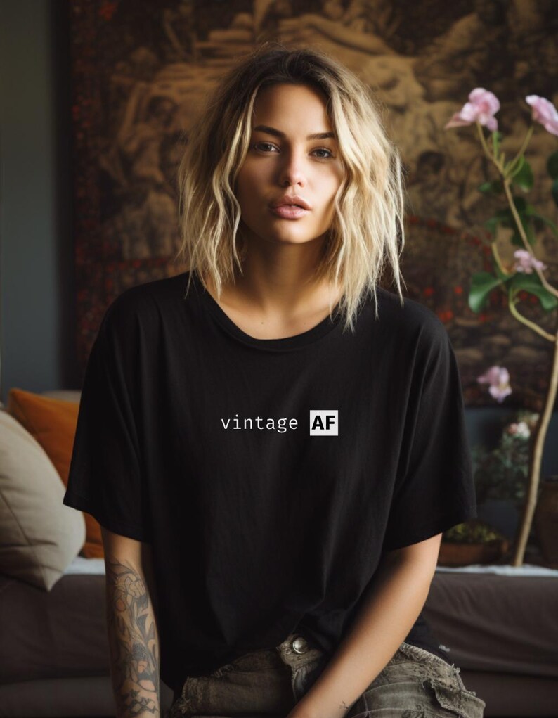 Vintage AF Tee Alt Kleidung Einzigartiges Geschenk Thrift-Liebhaber-Geschenk Ich würde eher thrifting Vintage Soul T-Shirt Grunge Kleidung Vintage Liebhaber-Geschenk-Hemd Bild 4