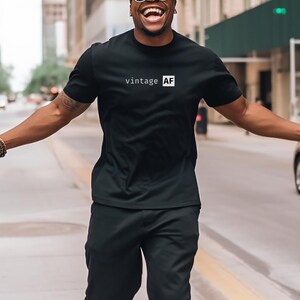Vintage AF Tee Alt Kleidung Einzigartiges Geschenk Thrift-Liebhaber-Geschenk Ich würde eher thrifting Vintage Soul T-Shirt Grunge Kleidung Vintage Liebhaber-Geschenk-Hemd Bild 3
