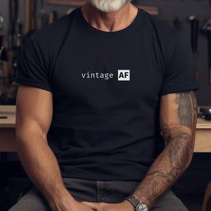 Vintage AF Tee Alt Kleidung Einzigartiges Geschenk Thrift-Liebhaber-Geschenk Ich würde eher thrifting Vintage Soul T-Shirt Grunge Kleidung Vintage Liebhaber-Geschenk-Hemd Bild 2