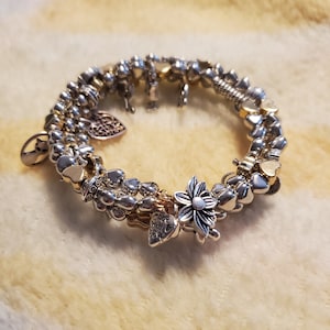 Tibetan silver charm Bracelet