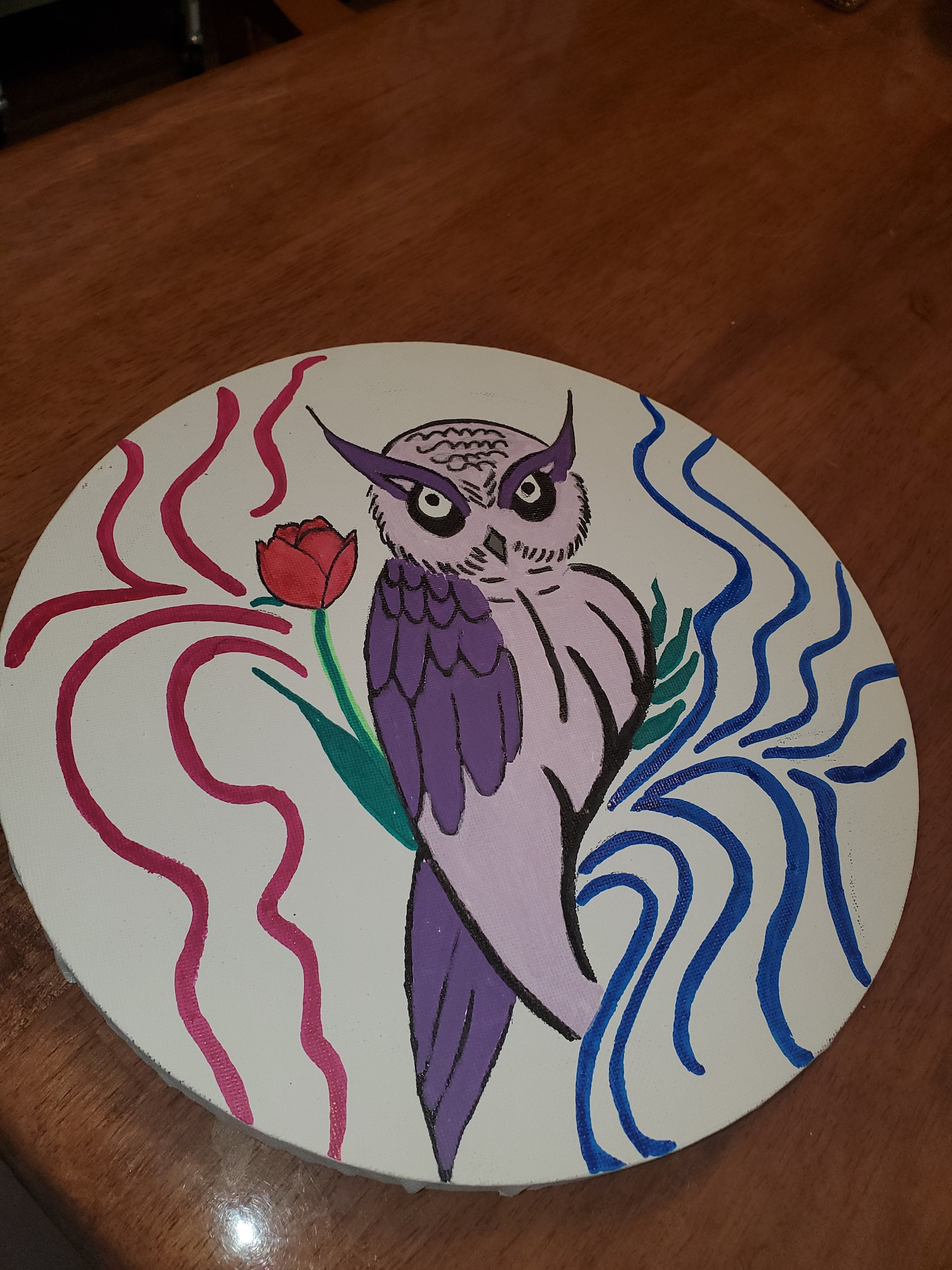 Owl Painting