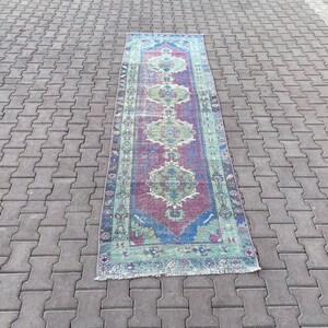 Oushak runner,Vintage Rug 3x10,Runner Rug,3x10 Rug,Turkish Runner 3x10,Oushak rug 3x10,Turkish Rug 3x10,Vintage Runner,