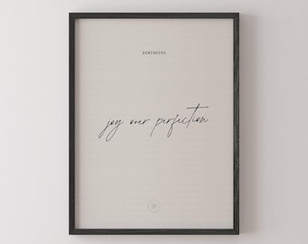 Inspirational Typography Print, Motivational Poster, Positive Affirmation Wall Decor, Mental Health Art, Neutral Gallery, Aesthetic Quote