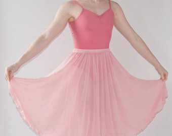 Rose Peach-repetitierok: balletrok van 63 centimeter
