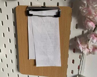Ikea Skadis Mini Clipboard