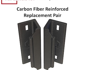 Door Handle Pair for Yardmaster Outsunny Shed, High Strength Carbon Fiber PETG