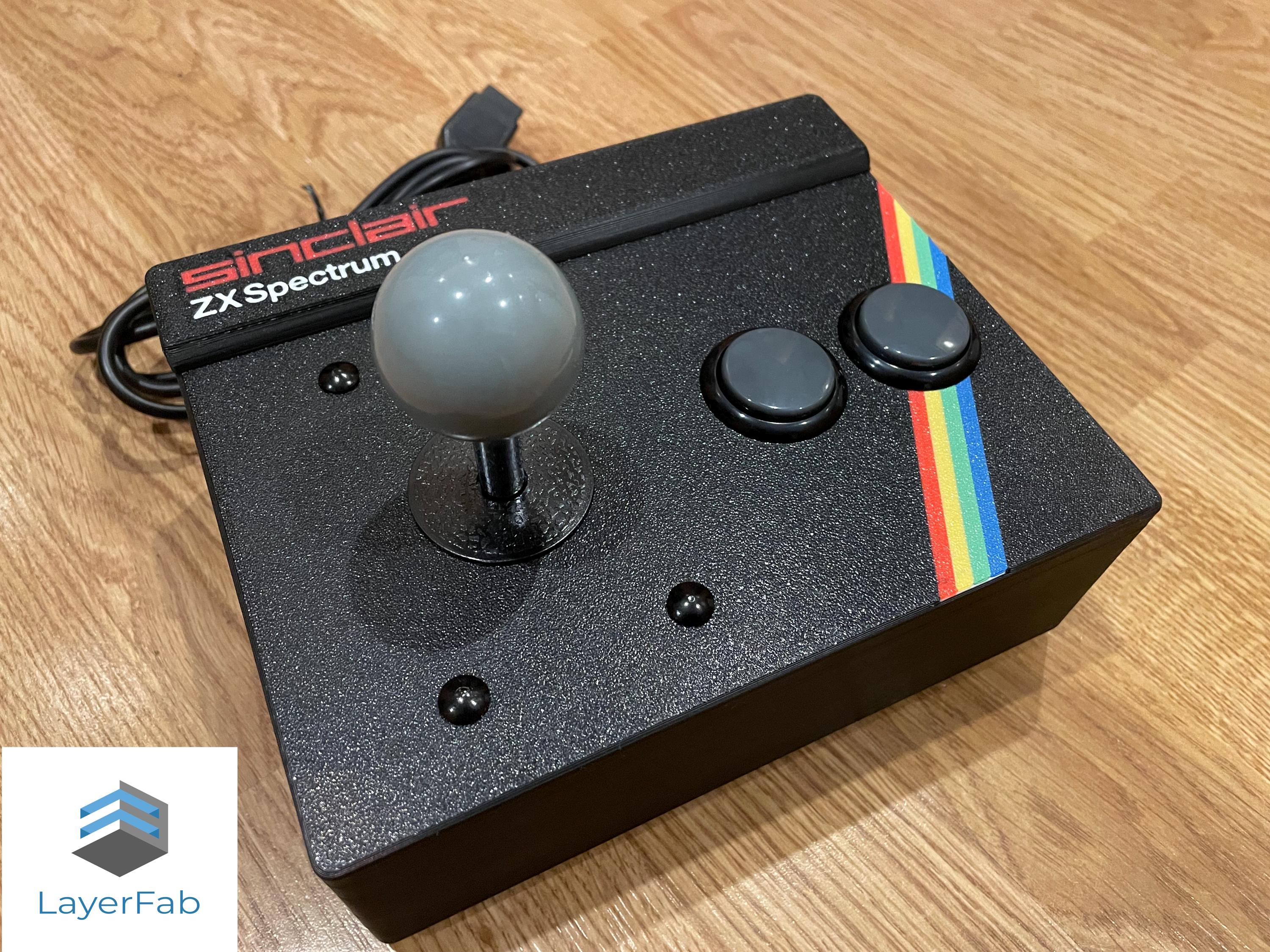 Sinclair ZX Spectrum Themed Joystick Arcade Controller DB9 Sinclair ZX Spectrum Themed Joystick Arcade Controller DB9